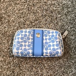 Coach small makeup case